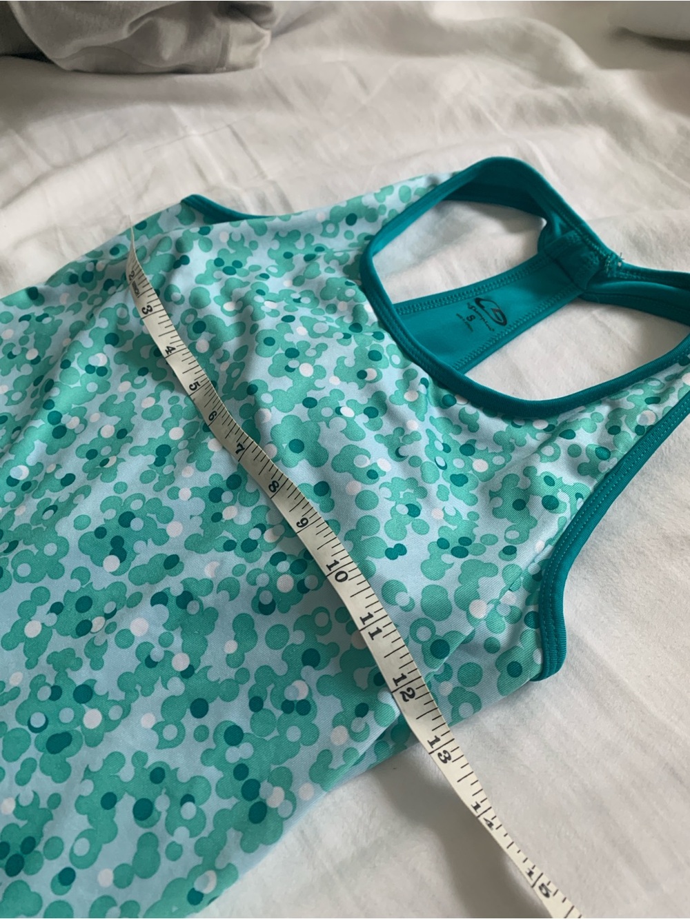 Champion Teal Floral Racerback One-Piece Swimsuit
